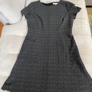 Loft Black & White Sweater Dress